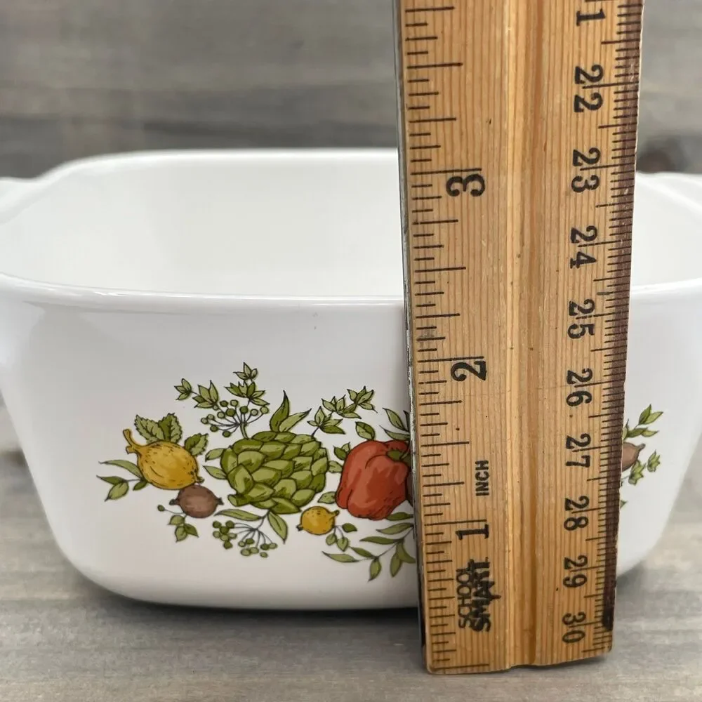 Vintage Spice of Life Corning Ware Casserole Dish Corning P-43-B No Lid